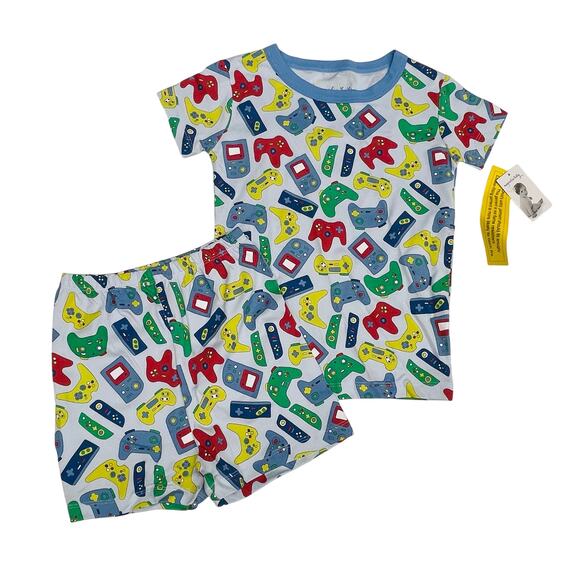 NWT Magnolia Baby Size 3T Blue Gamer Short PJs - Picture 1 of 3